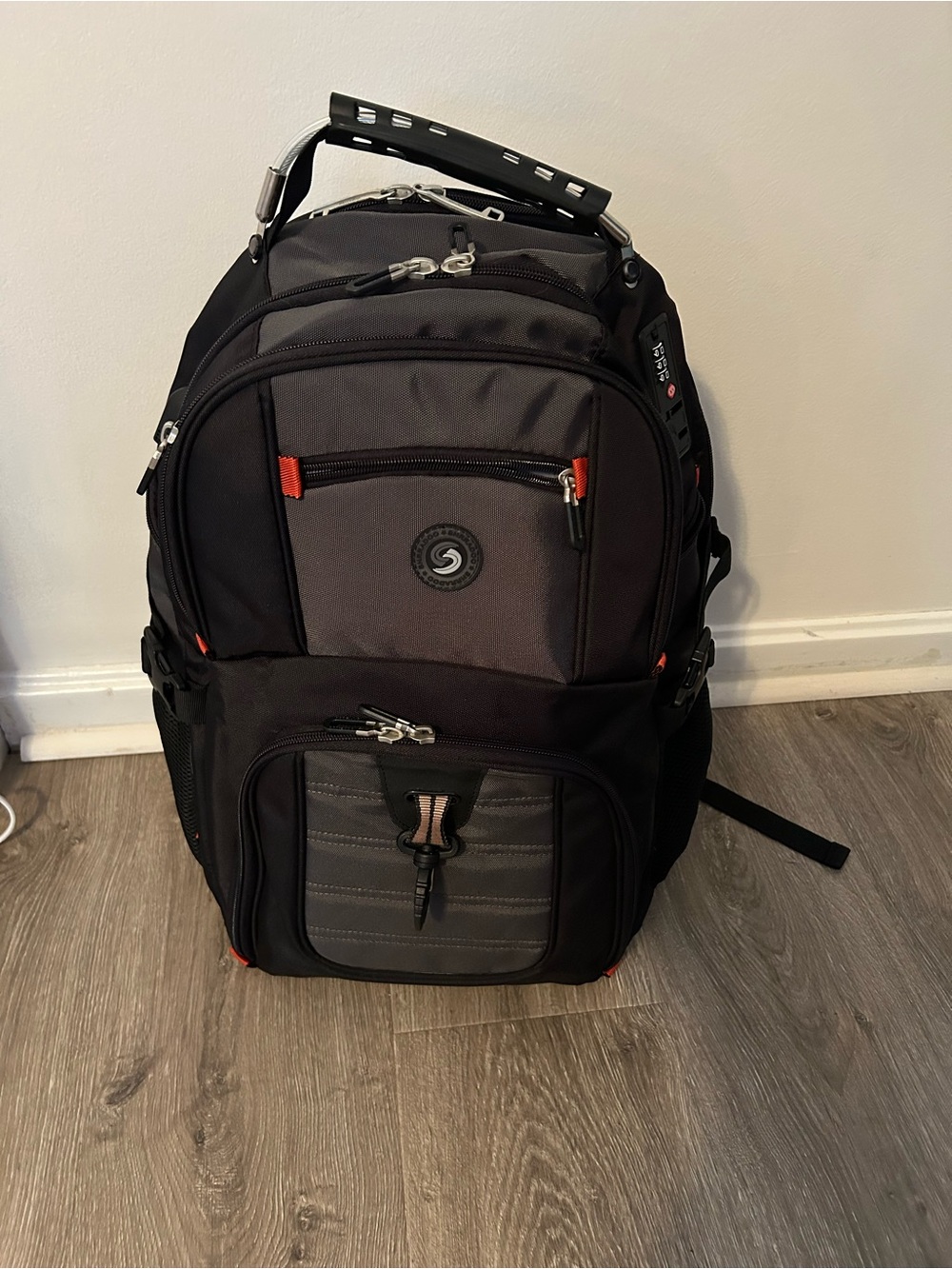 Black and Gray Travel Backpack - Unbranded Men's Laptop Bag